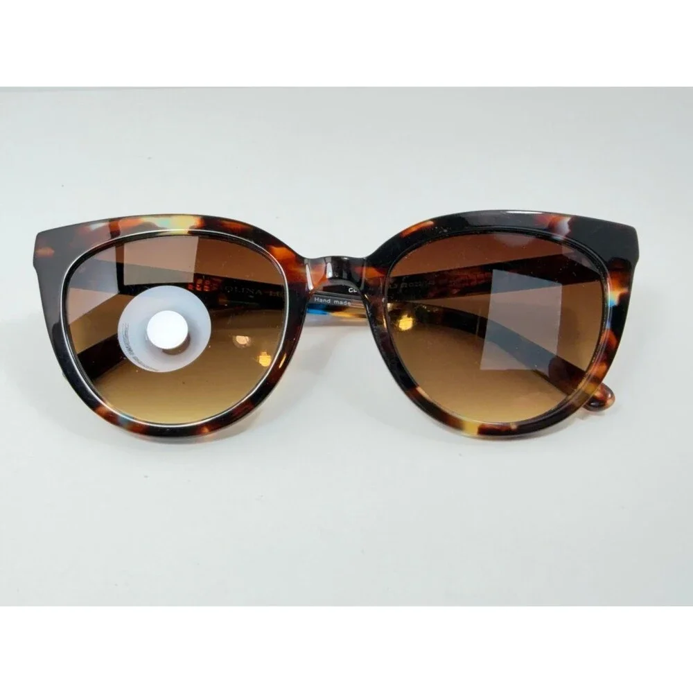 CAROLINA LEMKE CL7728-4 Women's Sunglasses Tortoiseshell Brown 52mm Cat Eye